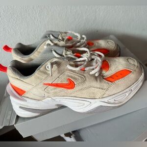 Nike M2K Tekno LX - Cream and Orange